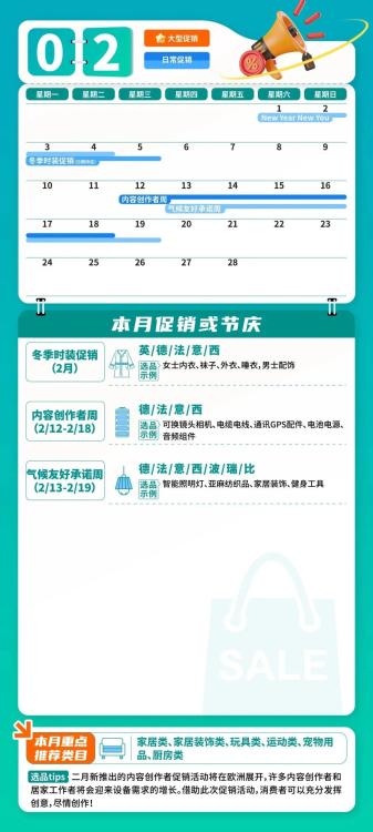 2025年亞馬遜歐洲站大促日歷與爆品攻略完整指南-樂豐貨運｜樂豐國際貨運｜樂豐電商物流